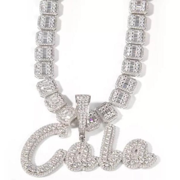 At a Glance Custom Made zircon Necklace