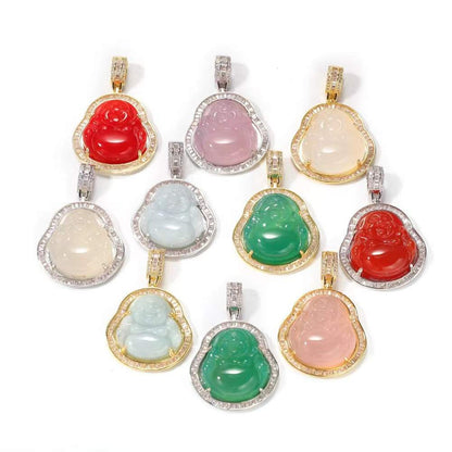 Prime Jade Buddha Necklace