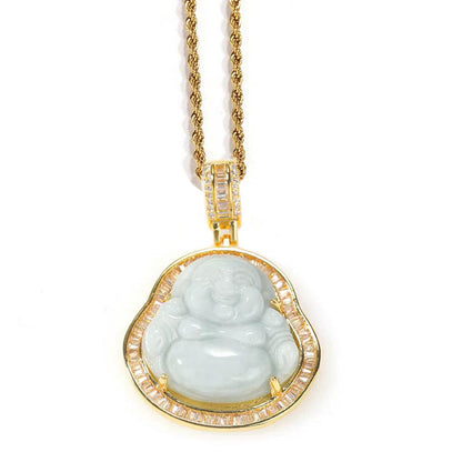 Prime Jade Buddha Necklace