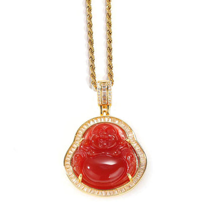 Prime Jade Buddha Necklace