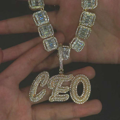 At a Glance Custom Made zircon Necklace