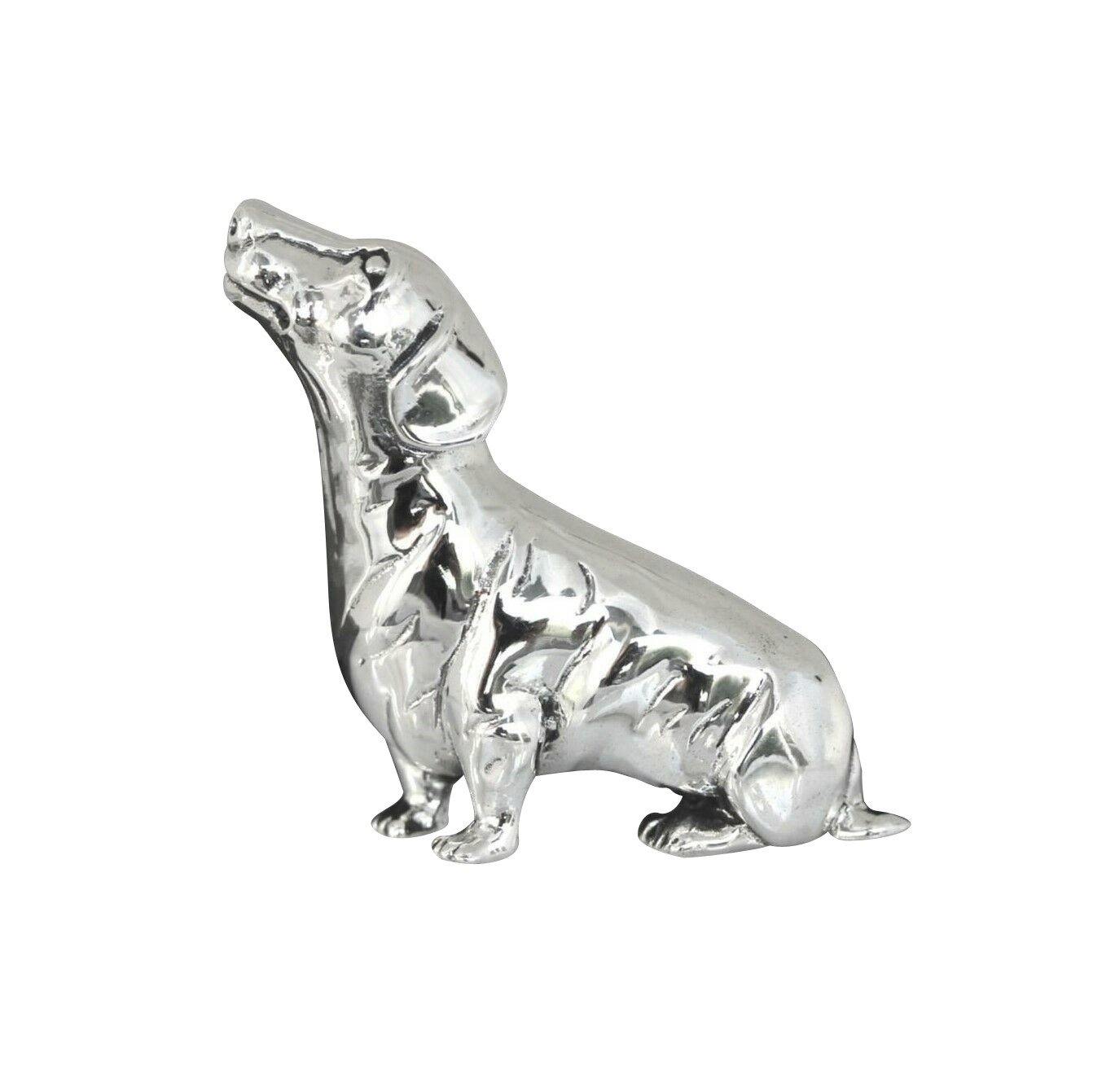 Sterling Silver Dachshund Sausage Dog Animal Brooch Pin Solid Silver - STERLING SILVER DESIGNS